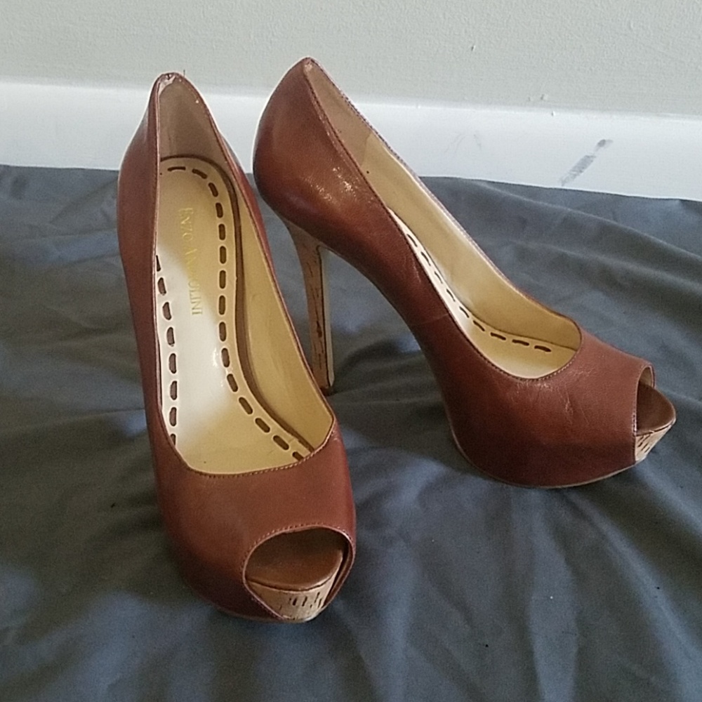 Brown stilettos